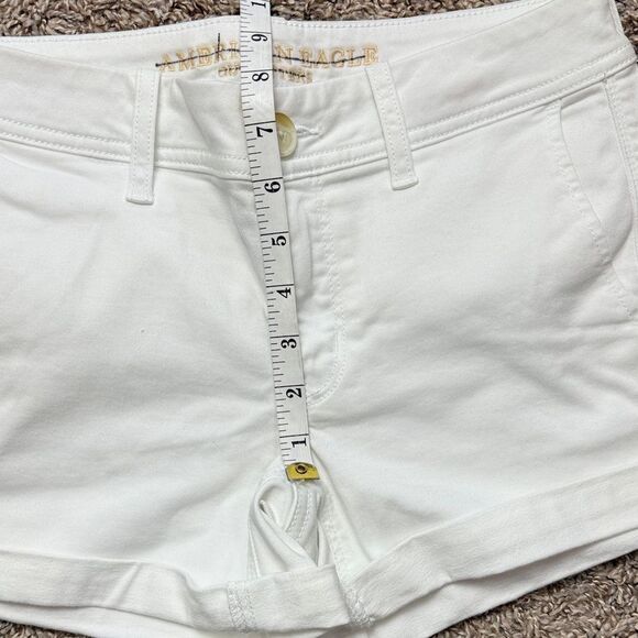 NWOT American Eagle White Chino Shorts - Picture 3 of 7